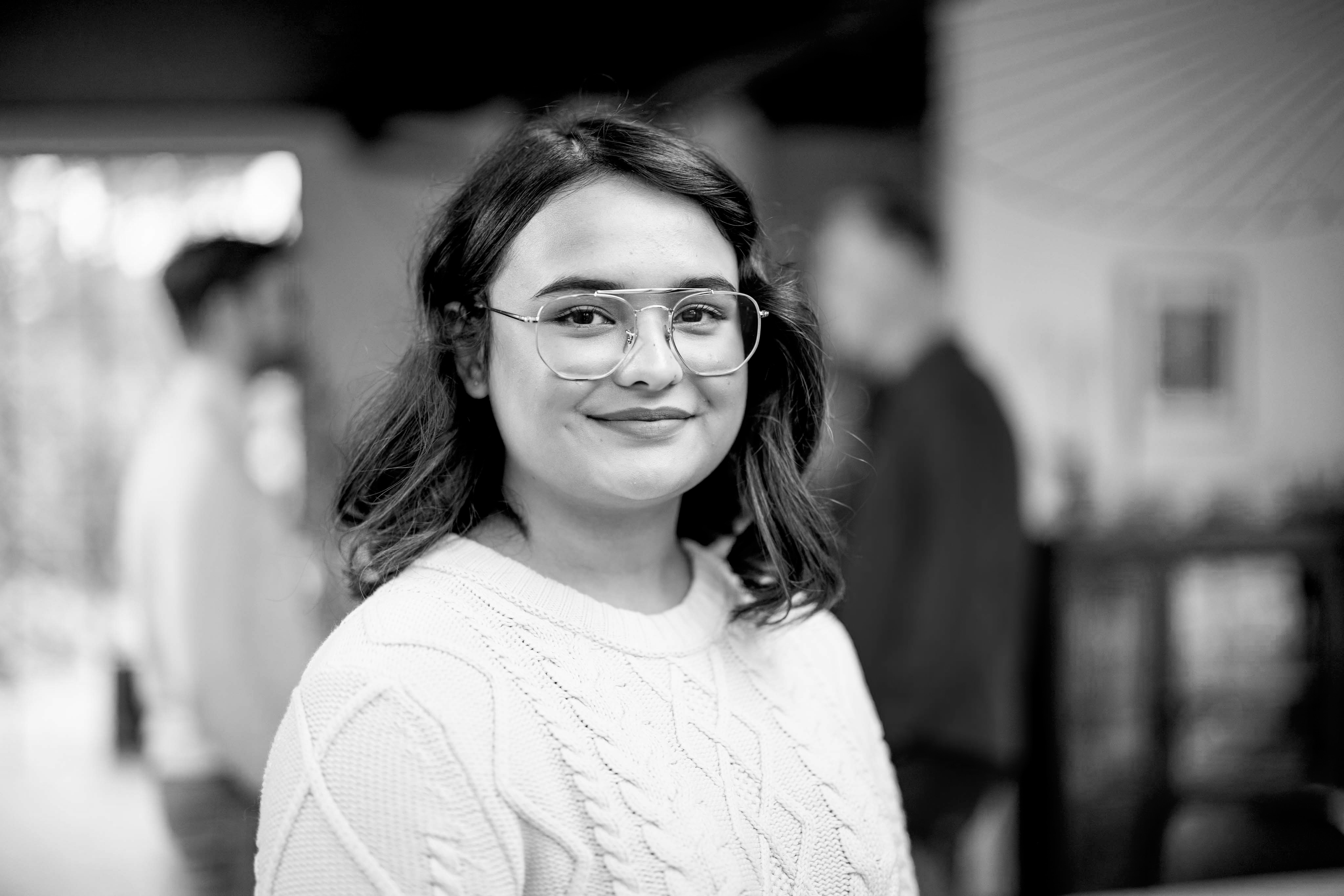 Person interacting with iPhone